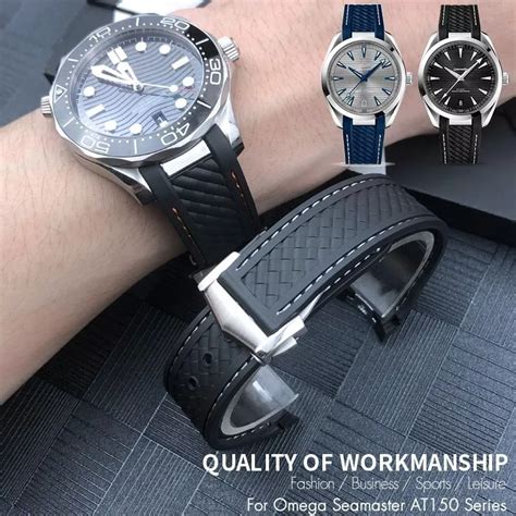 omega seamaster rubber watch strap|omega rubber strap replacement.